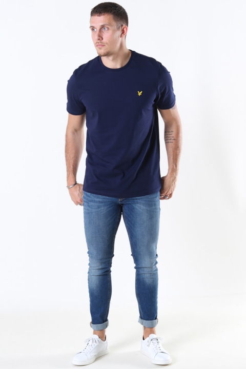 Lyle & Scott Crew Neck T-Hemd Navy