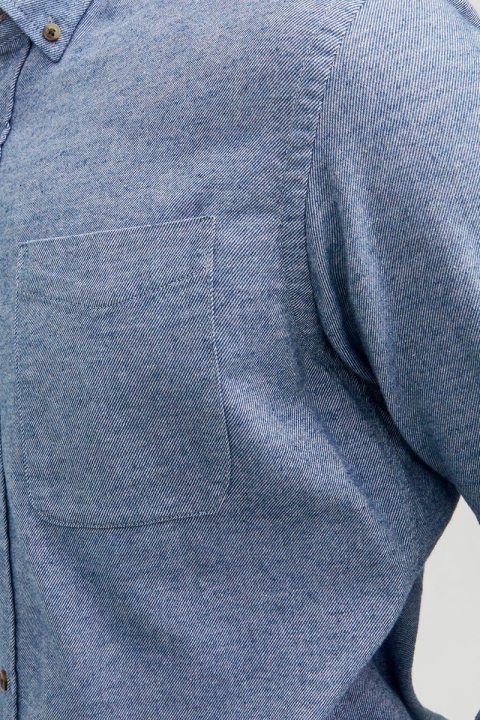 Jack & Jones Classic Melange Hemd L/S Faded Denim
