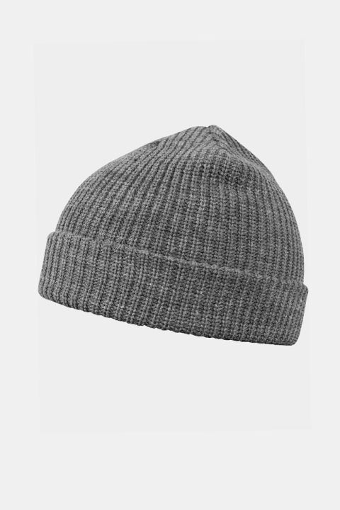 Basic Brand Fisherman Beanie Hut Ht Grey