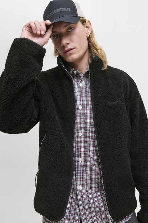 Jack & Jones Norrebro Teddy Jacket Black