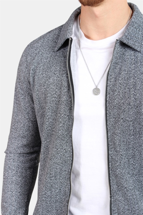 Jack & Jones Herring Sweat Jacke Light Grey Melange