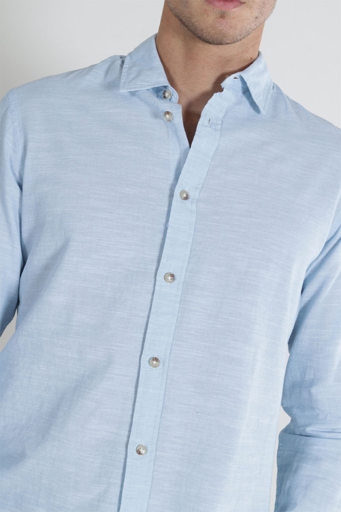 Jack & Jones Summer Hemd LS Chambray Blue