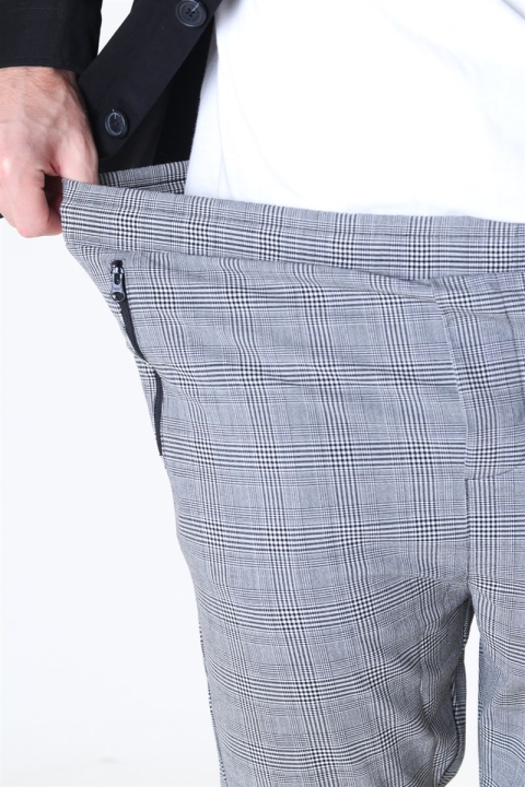 Denim Project Anzug Check Pant Grey Check