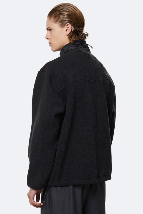 Rains Fleece Jacket 01 Black