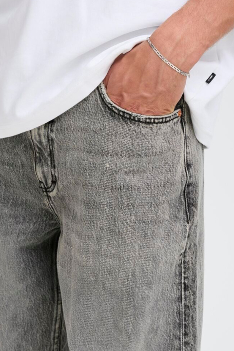 Solid Milo Jeans Grey Denim