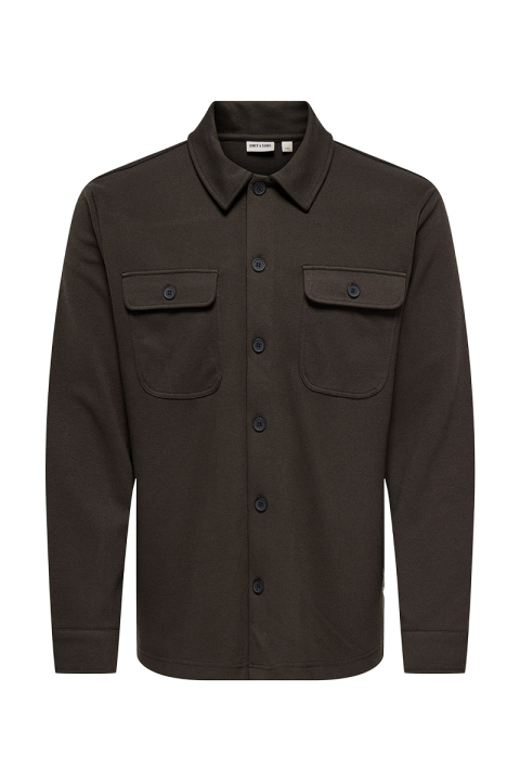 ONLY & SONS Kodyl Overshirt Mulch