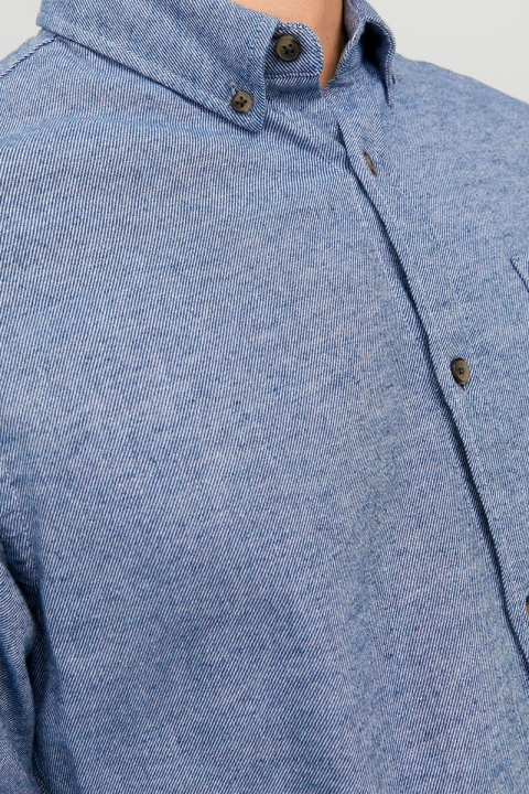 Jack & Jones Classic Melange Hemd L/S Faded Denim