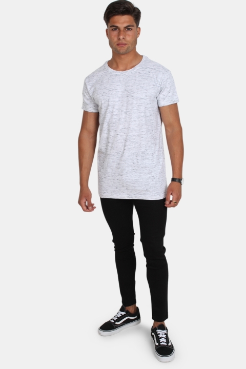 Urban Classics TB1576 Space Dye Turnup T-Hemd White/Grey