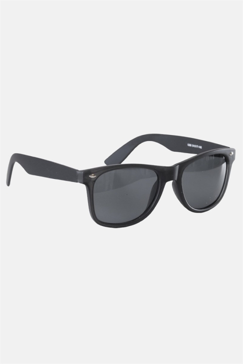 Fashion 1398 Wayfarer Sonnenbrille Black Rubber Grey Lens