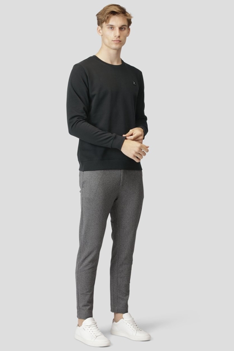 Clean Cut Copenhagen Basic Organic Crewneck Black