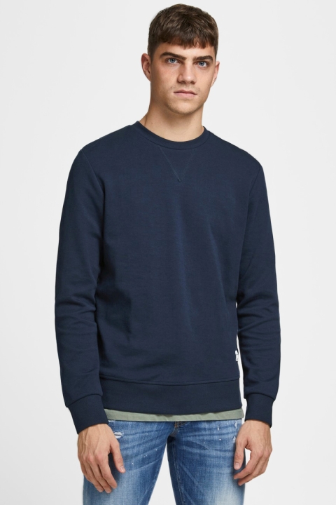 Jack & Jones JJEBASIC SWEAT CREW NECK NOOS Navy Blazer REG