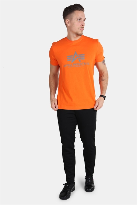 Alpha Industries Basic T-Hemd  Flame Orange