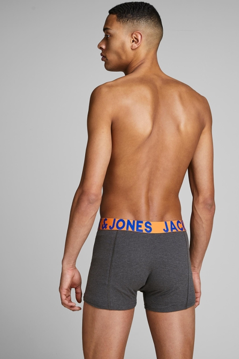 Jack & Jones JACCRAZY SOLID TRUNKS 3 PACK NOOS Black