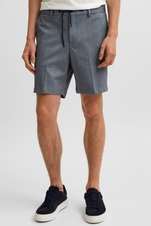 Selected SLHPETE FLEX STRING SHORTS G CAMP Light Grey Melange