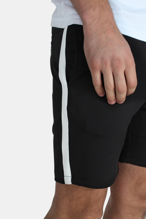 Just Junkies Alfred Track Shorts Black/Off White