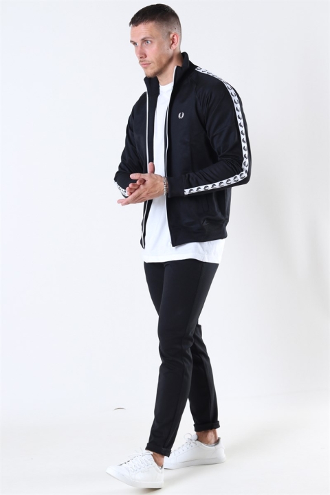 Fred Perry Taped Track Jacke Black