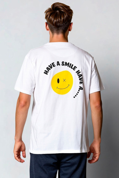 Clean Cut Copenhagen Smile T-Hemd White
