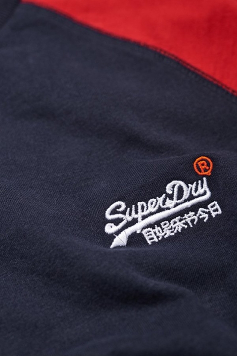 Superdry O L ENG'D Baseball SS T-Hemd Beach Navy