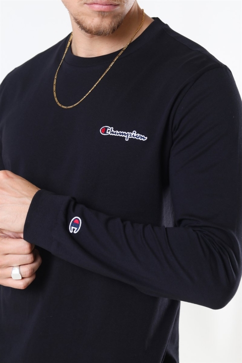 Champion Long Sleeve T-Hemd Black