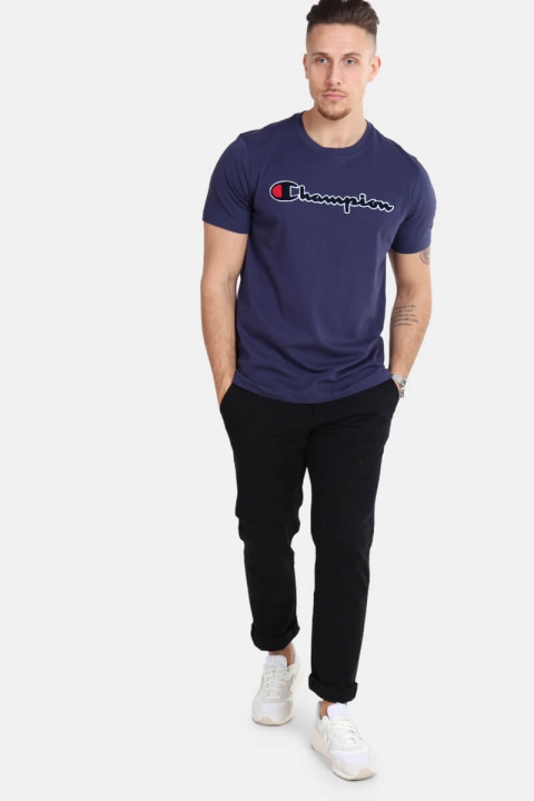 Champion Crewneck T-Hemd Dark Blue