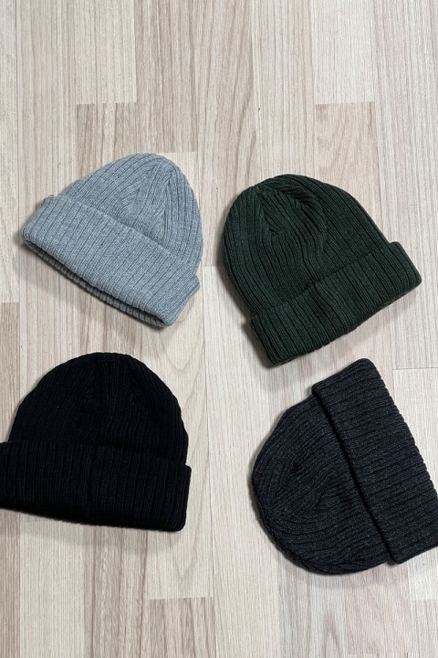 Flexfit Atlantis Rib Beanie Grey Melange