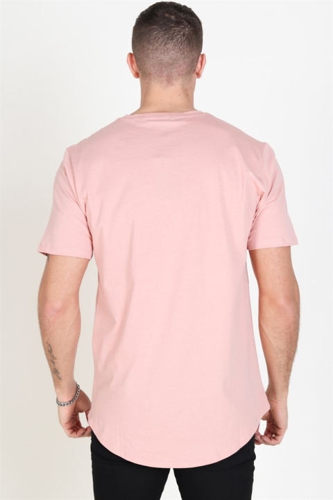 Only & Sons Matt Life Longy SS T-Hemd Misty Rose