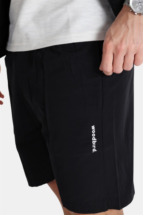 WoodBird Hansi Track Shorts Black