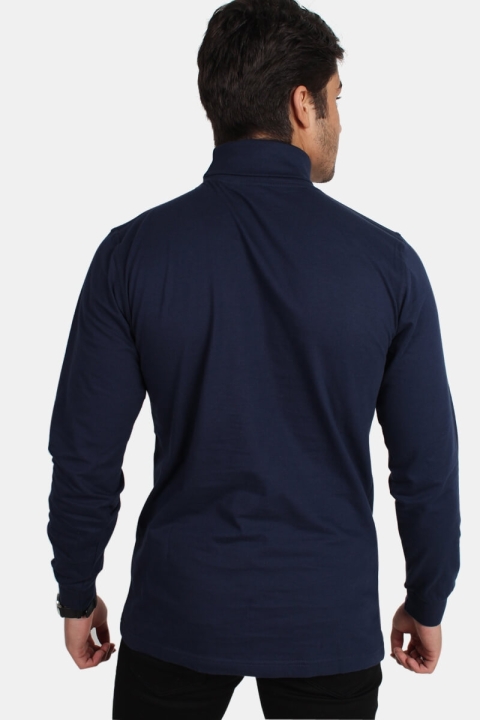 Basic Brand Turtleneck Blue Navy