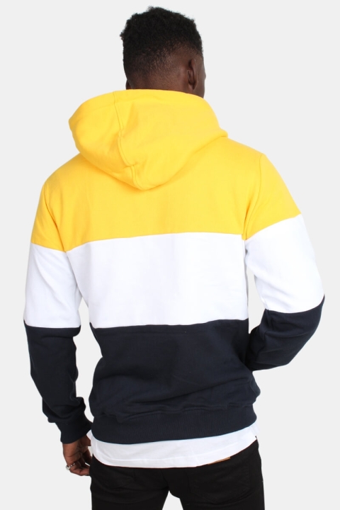 Uhrban Classics TB1870 3-Tone Hoodie Chrome Yellow/White/Navy