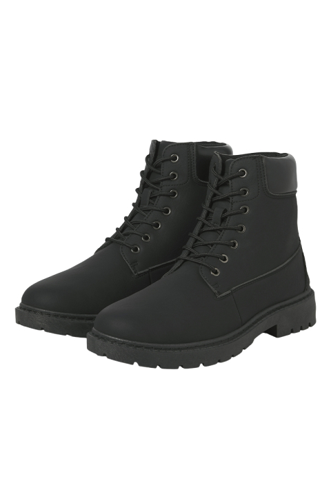 Jack & Jones Ainsworth PU Boots Anthracite
