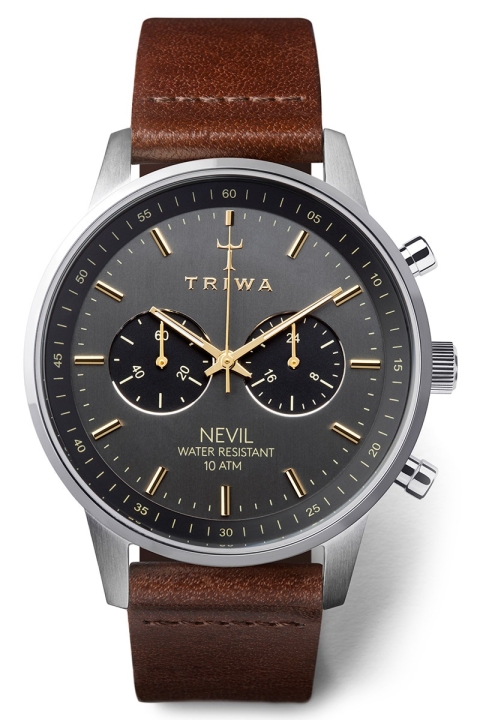 Triwa Nest Smokey Nevil Uhr Dark Brown Classic