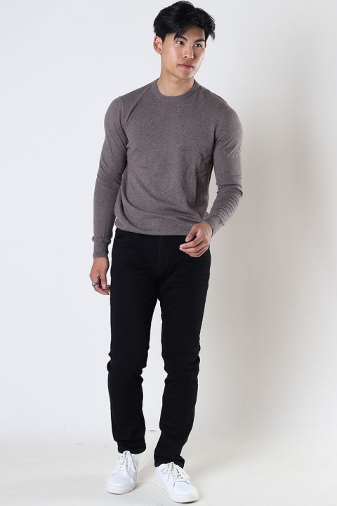 Kronstadt Emory Cashmere sweater Heather oatmeal