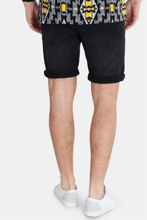 Redefined Rebel Oslo Destroy Shorts Sbit Black