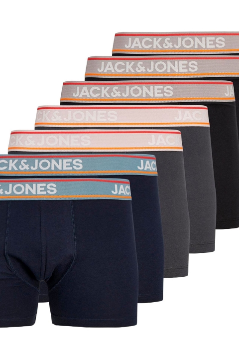 Jack & Jones Kylo Trunks 7 Pack Black