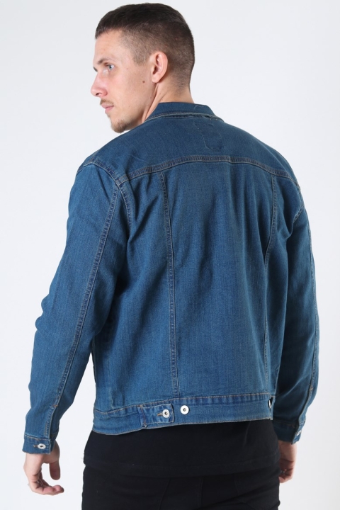 Solid Peyton Denim Jacke Dark Village Blue Denim