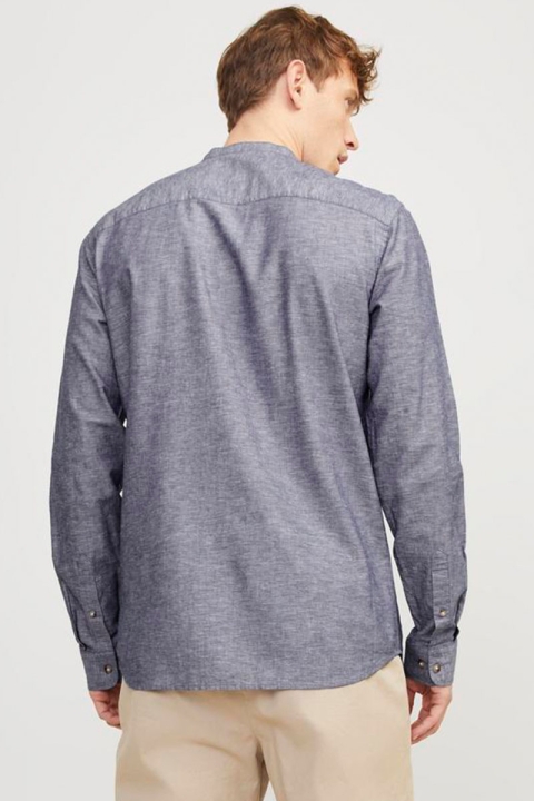 Jack & Jones Summer Tunic Linen Blend Hemd LS Faded Denim