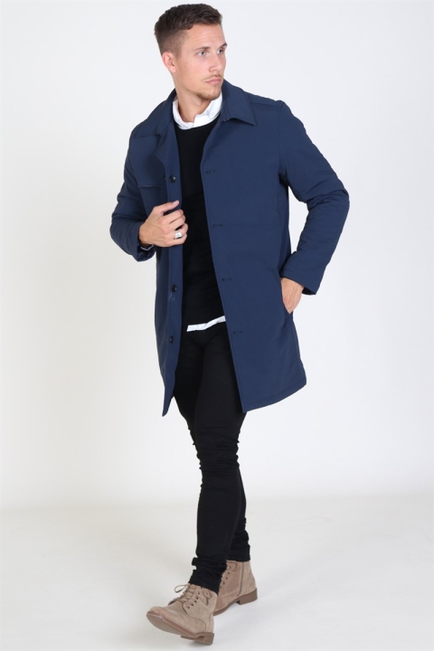 Tailored & Originals Machi Jacke Insignia Blue