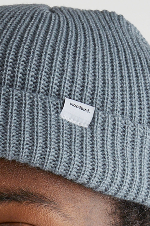 Woodbird Beanie Sport Light Grey