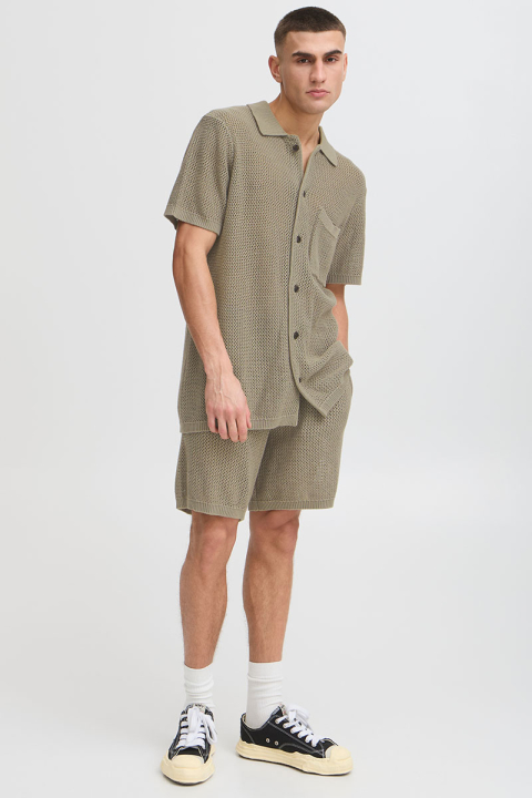 Solid Petri Knit Pullover Vetiver