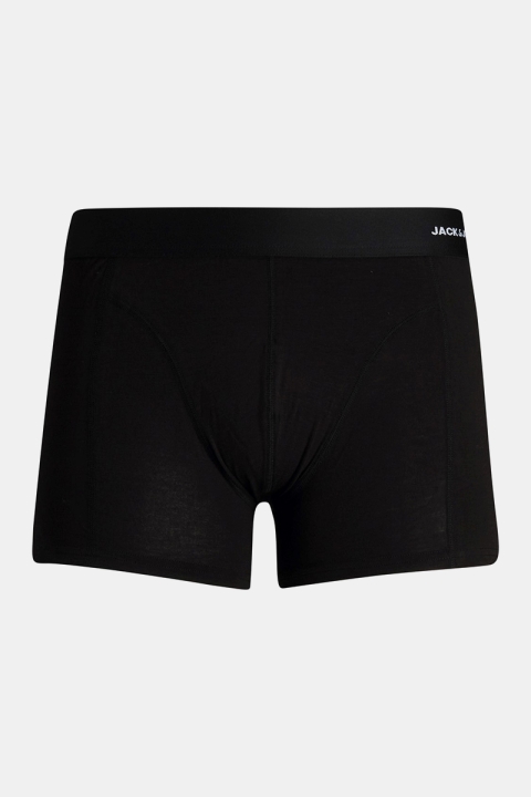 Jack & Jones BASIC BAMBOO TRUNKS 3 PACK Black Black - Black