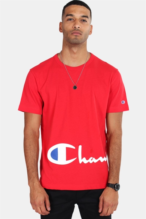 Champion Crewneck T-Hemd Red