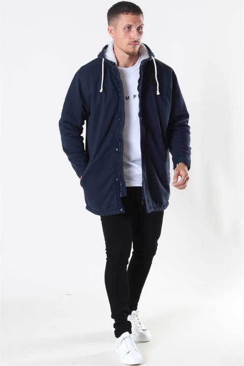 Denim Project Teddy Parka Jacke Navy