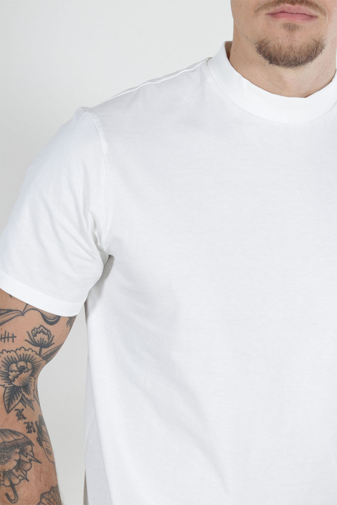 ONLY & SONS Otis Regular Mock Neck Tee Cloud Dancer