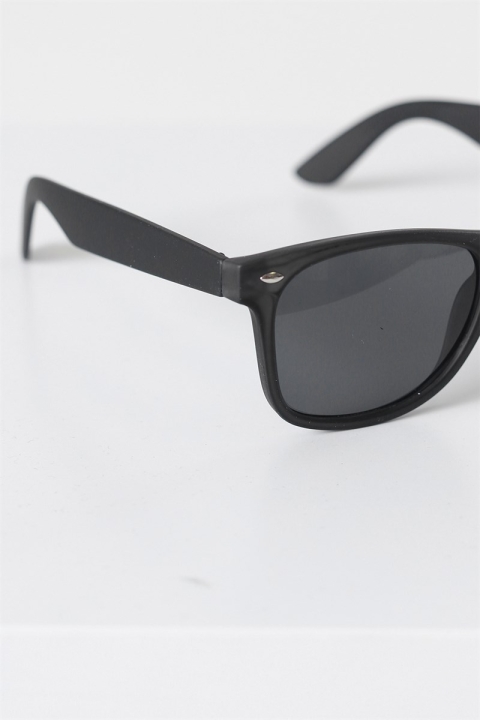 Fashion 1398 WFR Rubber Black Sonnenbrille Grey Linse