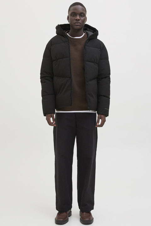 Jack & Jones Global Puffer Jacket Black