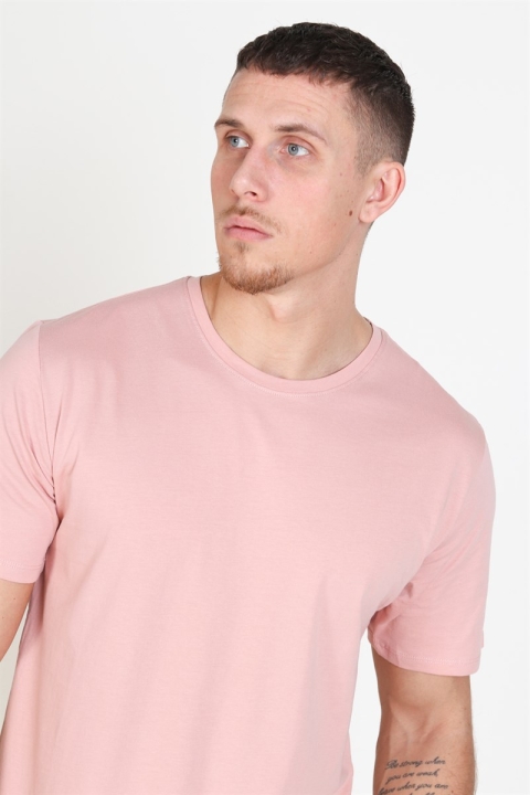 Only & Sons Matt Life Longy SS T-Hemd Misty Rose