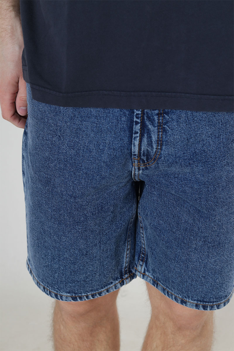 Solid Elmo LT Owen Denim Shorts Middle Blue Denim