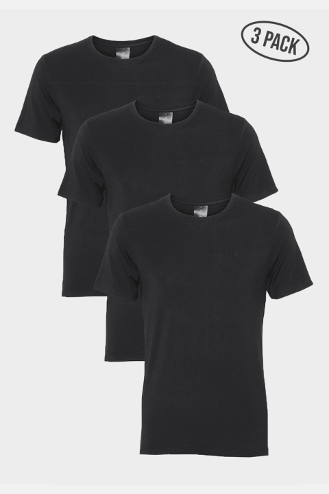 Clean Cut Copenhagen 3-Pack Tee - Bamboo Black