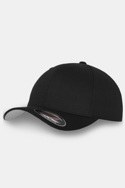 Flexfit Wooly Combed Original Cap Black