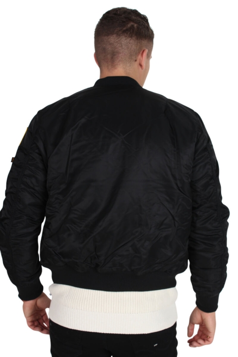 Alpha Industries MA-1 VF NASA Bomber Jacke Black